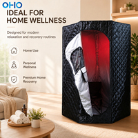 Ruang Sauna Inframerah Pentagonal OHO Private Label dengan Logo dan Kemasan Khusus