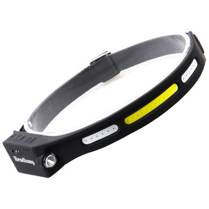 Lampe frontale rechargeable par USB, étanche, lumière rouge et blanche, COB, pour camping en plein air, randonnée, lampe frontale LED - Product Image 5