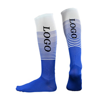 Chaussettes de sport mi-mollet personnalisées en gros, haute qualité, respirantes, à séchage rapide, antidérapantes, adhésives, pour jeunes, idéales pour le badminton et le football