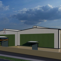 Structure en acier industrielle, construction rapide, design moderne robuste certifié CE, assemblage facile, conforme aux normes Bureau Veritas.