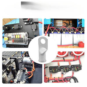 Terminales de Anillo Tkdmr 4Awg 5/16, Cable de Batería de Cobre para Crimpar con Tubo Termocontraíble - Product Image 4