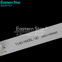 Barra de Luz LED de Aluminio ES-5177/7 para Reparación de TV, Tira de Retroiluminación para TV SHARPI de 40 Pulgadas, Tira de Retroiluminación LED para TV, Retroiluminación LCD