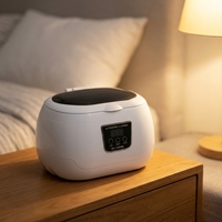Nettoyeur à ultrasons électrique ODM 43 kHz pour bijoux, dentaire, domestique, portable, numérique, mini-pod 600 ml, pour le nettoyage des dents et du maquillage