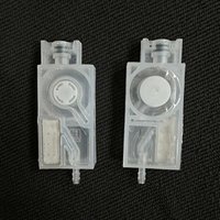SUBLICOOL Square Mouth Ink Sac Dx5 Square Connector Eco Solvent Big Damper Ink Damper para Dx5 Xp600 4720 5113 cabezal de impresión