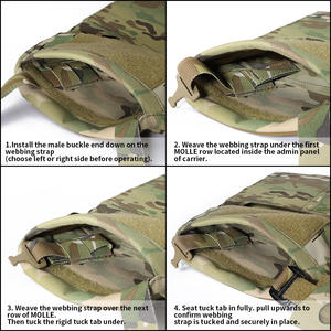 エマーソンギア工場直販 500D コーデュラナイロン タクティカルベスト 迷彩プレートキャリア FROスタイル - Product Image 4