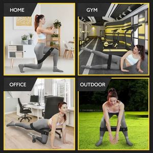 Hip Circle Squat Resistance Band for Yoga Fitness and Strength Training Elastic Knitted Loop for Men and Women - Product Image 3