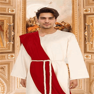 Halloween Hommes Prédicateur Cosplay Costume Longue Robe Déguisement Performances Jésus Cosplay Costume - Product Image 5