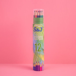 Set <span class=keywords><strong>di</strong></span> matite in legno <span class=keywords><strong>di</strong></span> colore naturale per bambini con <span class=keywords><strong>disegno</strong></span> professionale <span class=keywords><strong>arcobaleno</strong></span> pastelli con motivo esagonale in plastica - Product Image 5