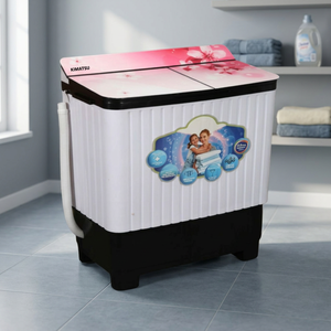 Lavadora/Secadora Semiautomática de Carga Superior Kimatsu Todo en Uno con Tambor de Acero Inoxidable y Carcasa de Plástico, Eficiencia Energética Clase A+++. - Product Image 3