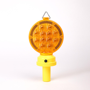 ไฟเตือนกั้นถนนแบบขายส่ง ไฟกระพริบแบบ LED สำหรับกรวยจราจร ไฟสัญญาณเตือนสำหรับความปลอดภัยบนท้องถนน - Product Image 1