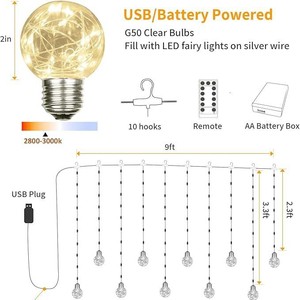 Guirnalda de Luces LED DAMAI con Control Remoto USB, Luces de Hadas Centelleantes para Decoración de Bodas, Fiestas, Dormitorios y Navidad - Product Image 5
