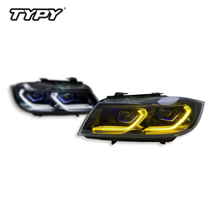 ชุดไฟหน้า LED TYPY ใหม่ 12V สำหรับรถยนต์ซีรีส์ 3 E90 ปี 2005-2012 พร้อมไฟวิ่งกลางวันและไฟเลี้ยวแบบ Sequential - Product Image 2