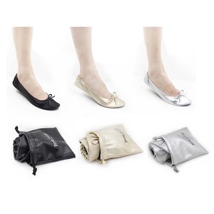 Bailarinas Plegables Portátiles <span class=keywords><strong>de</strong></span> Viaje para Mujer con Bolsa <span class=keywords><strong>de</strong></span> Transporte - Product Image 1