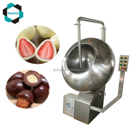 Mesin Pelapis Cokelat Otomatis Stainless Steel Kapasitas Besar GUSU Baru untuk Kacang dan Permen 220V/380V