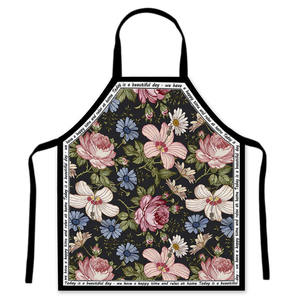 Latest Generation Anti-Stain <b>Apron</b> Comfortable Sleeveless Design for Family Flower Printing <b>Working</b> <b>Apron</b> - Product Image 4