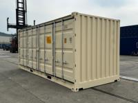 Conteneur 20 pieds à accès latéral complet, conteneur 20GP à portes latérales entièrement ouvrables pour chargement latéral par chariot élévateur et stockage de marchandises surdimensionnées.