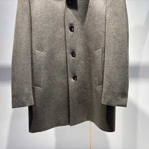Chaqueta de Invierno de Cachemira Pura para Hombre, <span class=keywords><strong>Abrigo</strong></span> de Una Sola Pieza con Textura de Avena Premium, <span class=keywords><strong>Abrigo</strong></span> <span class=keywords><strong>Chesterfield</strong></span> Clásico Entallado - Product Image 3