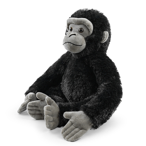 Peluche Realista de Chimpancé Sentado, Juguete de Peluche Negro Suave, Decoración para el Hogar, Regalo de Cumpleaños para Niños Pequeños - Product Image 4