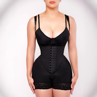 Short gainant colombien premium mi-cuisse à haute compression, effet remonte-fesses et sculptant la taille