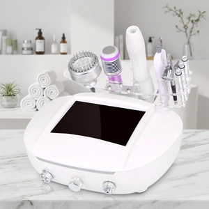 Machine faciale d'hydrodermabrasion 6 en 1 avec marteau chaud et froid, traitement de l'acné à haute fréquence, bio-photon pour le rajeunissement de la peau - Product Image 1
