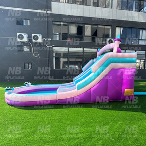 Home Use Kids Outdoor Inflatable <b>Small</b> Water Pool <b>Slide</b> Amusement Bouncer House NB- 93033 Inflatable Castle Kids Home Use Kids O - Product Image 6