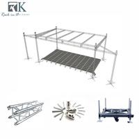 Estructura de Soporte Cuadrada de Aluminio para Iluminación, Soporte de Truss para DJ, Soporte de Truss de Aluminio para Escenario