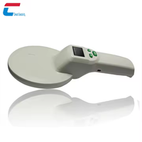 Lecteur RFID portable sans contact longue portée pour animaux, scanner de microchip en plastique, gestion du bétail, étanche, protocole ISO 14443A