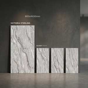 Wholesale Glossy Greys 800x1600mm Glazed Porcelain Marble Floor Wall Tiles - Product Image 6
