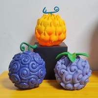 HY 15-18CM 3 Styles Grande Taille Figurine Fruit du Diable 1 Pièce Statue Monkey D Luffy Sabo Ace Fruit du Diable PVC Modèle Jouet