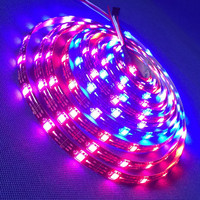 Bande LED RVB adressable flexible de haute qualité, étanche, fabriquée en Chine, WS2815 2811 30/60/144LEDs/m, lumière pleine couleur 12V