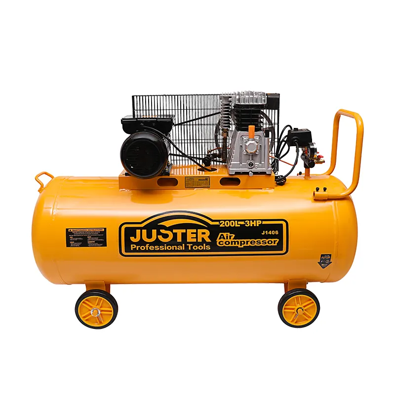 Professional power tools 200L Gasoline 3HP Air compressor with belt driving system lubricated with oil copper wires compressors