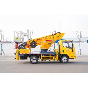 Camion de travail aérien robuste de 28 m, châssis FAW, flèche à 7 sections et <span class=keywords><strong>nacelle</strong></span> à nivellement automatique pour des opérations en hauteur stables - Product Image 5