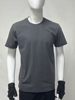 T-shirt en coton lourd pour homme, 260 GSM, surdimensionné, uni, col rond, pour streetwear, style hip-hop, T-shirt à grammage élevé