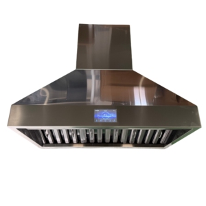 36 Inch 1000m/hr Electric <b>Kitchen</b> Cooker Hood Touch Screen Control Auto <b>Timer</b> Baffle Filter Stainless Steel Household Commercial - Product Image 1