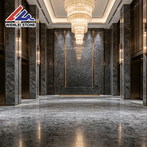 Lastra di Marmo Nero Lucidato Wenlei, Spessore 18mm, <span class=keywords><strong>Pietra</strong></span> Naturale Ecologica per Bagno, Cucina, Esterni e Pareti Interne - Product Image 6