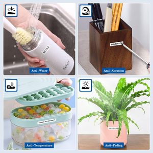 Orison-Cinta adhesiva laminada de 9mm, color negro sobre blanco, estándar, compatible con TZe221, compatible con impresora Brother <span class=keywords><strong>P</strong></span> <span class=keywords><strong>Touch</strong></span>, 9mm, para impresora - Product Image 5