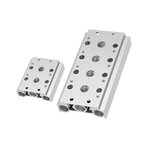 Collecteur de base pour électrovanne Pringles, 2 à 20 positions, fileté, en acier au carbone, pièces pneumatiques industrielles - Product Image 1