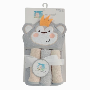Serviettes à capuche pour bébé, serviettes <span class=keywords><strong>de</strong></span> bain pour garçons et filles avec un design mignon, cadeau <span class=keywords><strong>de</strong></span> serviette <span class=keywords><strong>de</strong></span> douche pour nouveau-nés et nourrissons - Product Image 4