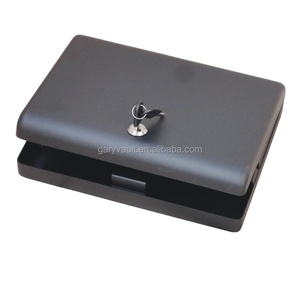 MK550 micro safe key lock steel car safe box
