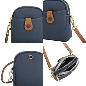 Bolso de hombro pequeño para mujer, bandolera de cuero genuino de vaca, bolso tipo bandolera con bolsillo para teléfono, para damas - Product Image 2
