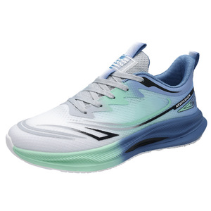 Nouvelles Chaussures de Course pour Hommes Tendance, Respirantes en Maille, à Lacets, Baskets Décontractées d'Automne, Légères avec Semelle en Caoutchouc, Motif Uni - Product Image 5