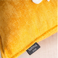 Vente en gros de housses de coussin en chenille brodée 45x45cm, housse de coussin décorative pour canapé, salon, chambre à coucher