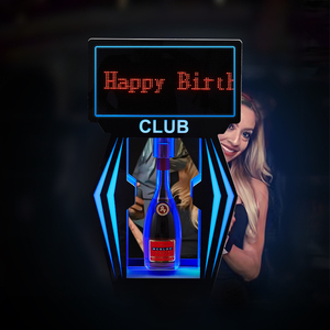 Discoteca Bar VIP personalizado glorificador botella luminosa presentador servicio presentador desplazamiento LED mensaje pantalla tablero señal pantalla - Product Image 1