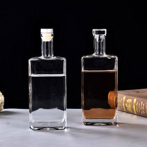 Meilleur <span class=keywords><strong>prix</strong></span> pour les bouteilles en verre pour spiritueux, liqueur, <span class=keywords><strong>vodka</strong></span>, 250 ml, 500 ml, 750 ml, 1 L, avec bouchon en liège pour la tequila - Product Image 6