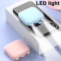 Mini Banco de Energía Portátil de 10000 mAh y 20000 mAh con Luz LED, Carga Rápida y Personalización de Logotipo