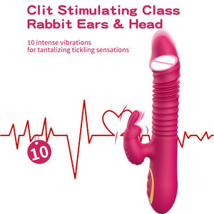New York <span class=keywords><strong>USA</strong></span> Rose Flower Vibrator <span class=keywords><strong>2</strong></span> in einer Klitoris Vibration g Punkt Sexspielzeug Frauen Adult Thrust ing Rabbit Rose Vibrator - Product Image 2