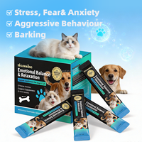Complément alimentaire pour soulager l'anxiété chez les chiens et les chats, favorisant l'équilibre émotionnel, la relaxation, le soutien contre le stress et la tranquillité comportementale