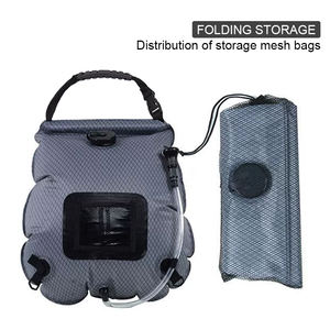 Sac de <span class=keywords><strong>douche</strong></span> de camping en plein air Mart Réservoir de stockage d'eau 20L Sac de <span class=keywords><strong>douche</strong></span> portable à chaleur automatique - Product Image 3