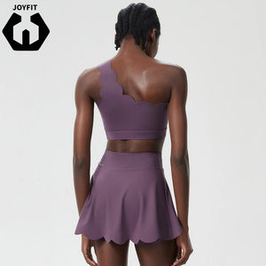 DCK-997 Tweedelig fitness yogaset zomer outdoor hardlooppak ademend sneldrogend kort sportkleding dames tenniskleding - Product Image 1