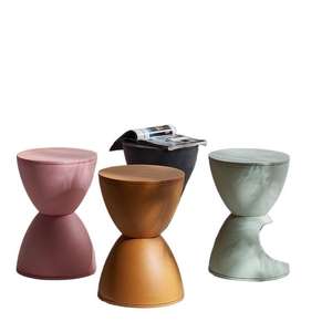 Nordic Style Shoe Changing <b>Stool</b> Thickened Plastic Round Design Home Use Durable <b>Childrens</b> <b>Stool</b> - Product Image 5